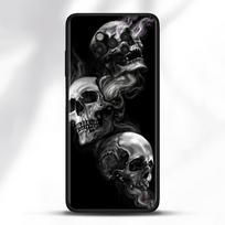 Siaubingas Skull Skeleton Capa, skirtas Mi POCO X3 F3 GT Note 10 Pro Lite Case, skirtas Poco X3 NFC M3 Pro M3 F3 F1 Caso, skirtas Xiaomi CC9 Pro Mi Poco F3 GT black