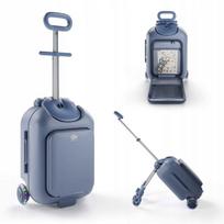 Vaikiškas vidutinis lagaminas Kinderkraft Cabby, M, Blue
