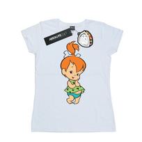 The Flintstones Womens/Ladies Pebbles Flintstone Cotton T-Shirt XXL balta