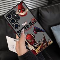 Case for Samsung Galaxy S20 S22 Plus S25 Note 20 10 S21 FE S23 Ultra S9 S8 S24 Soft Cover Marvel Spider Man Cool Christmas Galaxy S23+