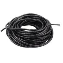 Gold Cable Organizer Sleeve - Wire Wrap Tube for Efficient Cable Management White Φ8mm x 12m black