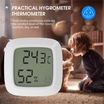 Digital Hygrometer Thermometer,   Greenhouse   Living Room Electronics Room Thermometer Indoor Temperature Humidity Meter black