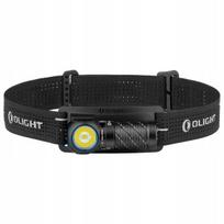 Galvos žibintas ir kampinis žibintuvėlis Olight Perun 3 Mini CW Black su juosta 1250 liumenų