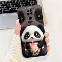 For Xiaomi Redmi Note 9 Case Cute Cartoon Panda Rabbit Liquid Silicone Shockproof Bumper on Xiomi Redmi Note 9 Cover Note9 Funda Redmi Note 9