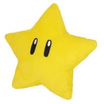 Super Mario pliušinis žaislas - Super Star 18 cm