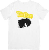 The Cure Music Fit for Men  Women Quality Cotton T-Shirt White. L