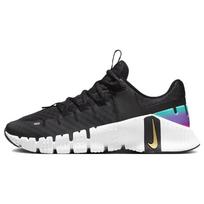 Nike Free Metcon 5 Premium Juodos Uogos Aukso Spalvos Moteriški Sportbačiai Balti Metaliniai-Auksiniai FB7149-001 38.5 black