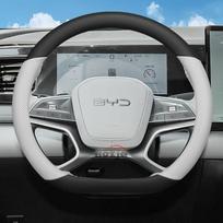 Leather Car Steering Wheel Cover for BYD Sealion 6 7 06 07 EV DMI 2024 2025 2026 Accessories