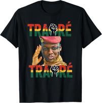 Burkina Faso- Ibrahim Traoré / Thomas Sankara T-Shirt Mens Womens Tees Top XL