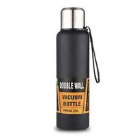 500/1000/1500 ml nerūdijančio plieno termosas, didelės talpos vakuuminė kolba, nešiojamasis izoliuotas stiklainis su virviniu termo buteliu 1000ml gray