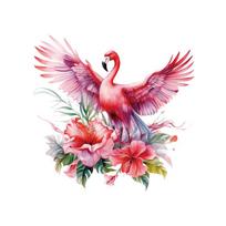 Pink Flower Flamingo Toilet Sticker Bathroom Ceramic Tile Corridor Entrance Background Decoration Wall Sticker 30x30cm rožinė