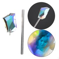 Fotografijos prizmės filtras efektas fraktalinis kaleidoskopo objektyvas fotoaparatams Colorful blue