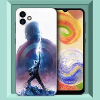 Marvel Captain America Black Silicone Phone Case For Samsung Galaxy A01 A03 Core A04 E A02 A05 A10 A20 A21 A30 A50 S A6 A8 + A7 Samsung A10