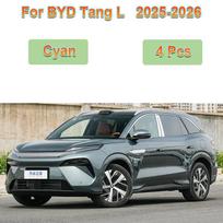 4PCS Car Mud Flaps For BYD Sealion 8 Accessories Tang L 2025 2026 Auto Mudguards Splash Guard Front Rear Fenders Car Body Kits Cyan CN