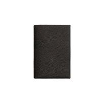 Hermes Calvi Duo Silver Buckle Mysore Goat Leather Card Holder Regular Women Card Holder Black H082977CK89 Box Not Included