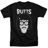 26 Bob's Burgers Butt Friend T Shirt Mens Licensed Cartoon Merch Tina Belcher Black Unisex T-Shirt XXXXL