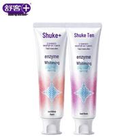 Shuke Enzyme Whitening Toothpaste - Iced White Peach & Star Sand Cherry Blossom Duo Pack white