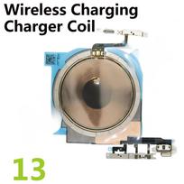 Wireless Charging Coil Compass Flashlight Flex Cable Part for iPhone 13 14 15 16 Plus Max PM  Power Volume Flex For 13