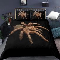 Tarantula Print Bedding Set King Full 3D Print Black Spider Comforter Cover Set Insect Theme For Boy Teen Polyester Bedding Set 70x133cm
