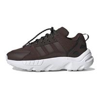 Adidas Originals ZX 22 Anti-Slip And Wear-Resistant Lightweight Sports Casual Shoes Coffee Teenagers Sneakers HQ1578 37