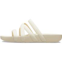 Crocs Lightweight Strap EVA Anti-Slip Slide Sandals Women Footwear Bone-White 208217-2Y2 39-40 white