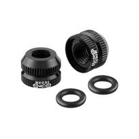 2PCS Bicycle Presta Valve Nut Cap Set MTB/Road Bike Tire Valve Protection Screw with Cover for Tubeless Tire Maintenance
