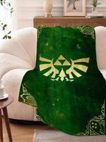 Miegamoji antklodė Sofai Žiemos Šilta Z-Zelda Kelio Lova Vilnos Kempingo Karališko Dydžio Flanelinė Pūkuota Minkšta Antklodė Mikropluošto Patalynė 75X95CM pilka spalva