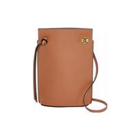 Loewe Classic Solid Color Embossed Letter Puzzle Leather Tote Shoulder Crossbody Bag Women bags Brown C630R12X01-2530 Basic Set (Bag+Dust Bag)