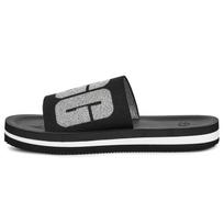 UGG Zuma Graphic Metallic Comfortable Slippers Women Slippers Black 1101558-BLK 37