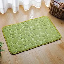 Memory Foam Bath Mat Ultra-Absorbent Mat Easy Maintenance Is green beige