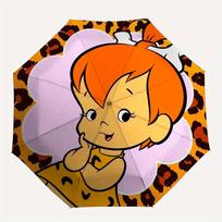 1pc Flintstones, Pebbles Themed High-quality Umbrella,Automatic Opening and Closing Umbrella,Multi-functional Umbrella G0811124