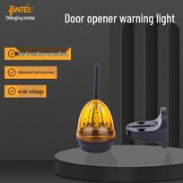 LED Strobe Warning Light with Buzzer for Gates – Wide Voltage, Luminous Alert Mini
