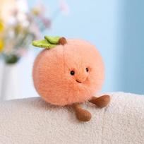 Squishy Fruit Plush Toy Stuffed Tomato Apple Pear Peach Plush Pillow Soft Food Plush Peluche Kids Birthday Gift