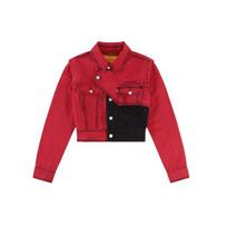 Levis X Feng Chen Wang Casual Denim Jacket Women Jackets Red A1054-0000 S