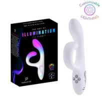 Vibratorius Paradise Pleasure Products Illumination The Rabbit White