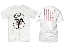 Muay Thai T-Shirt Thai Boxing MMA UFC Boxing Judo Jiu Jitsu Kickboxing XL