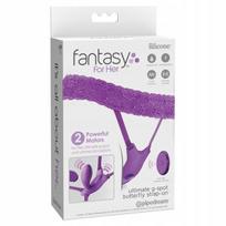 Fantasy dirželis su vibratorium ir pulteliu, G-taško stimuliacija