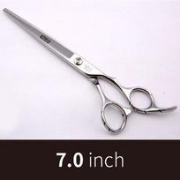 Fenice Professional 7.0/7.5/8.0/8.5/9.0 inch Large Size Dog Grooming Scissors 440C Straight Cutting Shear JP440 Stainless Steel gray