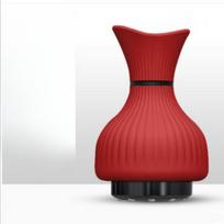 Intelligent Electric Scraping Instrument Massager Cupping Device Negative Pressure Physiotherapy Instrument Dredging Meridians. red