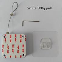 Automatinis durų pritraukiklis be gręžimo 500g-1200g Vielinis lynas Ištraukiamas Automatinis atstatymo ritės uždarymo įrenginys Durų furnitūra 1000g juoda