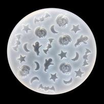 Nailart Halloween Mold 3d Carving Silicone Mould Template DIY Manicure Deco Tool