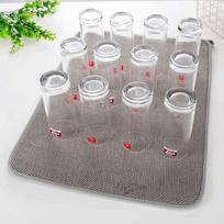 Microfiber Quick-Dry Placemats: Absorbent Kitchenware for Pots, Bowls, Cups, with Butterfly Design Coasters 30*40 cm