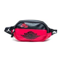 Jordan Polyurethane Sling Bag, Crossbody Bag, Fanny Pack Regular Unisex Bred Black Red Jordan 9A0444-KR5 black