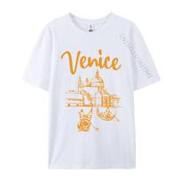 Venice Italy Luxury Designer T-Shirts Cosie Sweatshirts Plus Size 2024 Discount Pure Cotton O Neck Man T-Shirt S