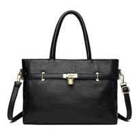 Fashionable Commuting Bag - Sophisticated Retro Commuting Tote Bag - Large Capacity Casual Shoulder Bag geltona