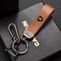 Nauji automobilio raktų pakabukai Suede Keychain Auto Raktų pakabukų laikiklis Lamborghini Urus Huracan Aventador Automobiliui Premium Raktų pakabuko priedai
