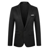 Vyriškos mados laisvalaikio plonas kostiumo švarkas, vienspalvis vyriškas švarkas XS-5XL XXXXL vyno raudonos spalvos