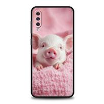 Mielas kiaulės telefono dėklas, skirtas Samsung Galaxy A56 A54 A42 A36 A34 A26 A24 A16 A14 A12 A06 A50 A52 A10 5G, minkštas TPU korpusas, Fundas Capa krepšys Samsung A54 white