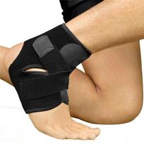 1PC Women Men Elastic Ankle Support Brace Band for Gym Running Protection Anti Slip Guard Sport Fitness Bandage juoda