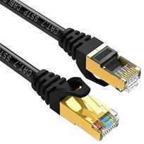 Cat 7 U/FTP Gold Plated Shielded 10Gbps Ethernet RJ45 Network Patch Cable Cord 0.5M